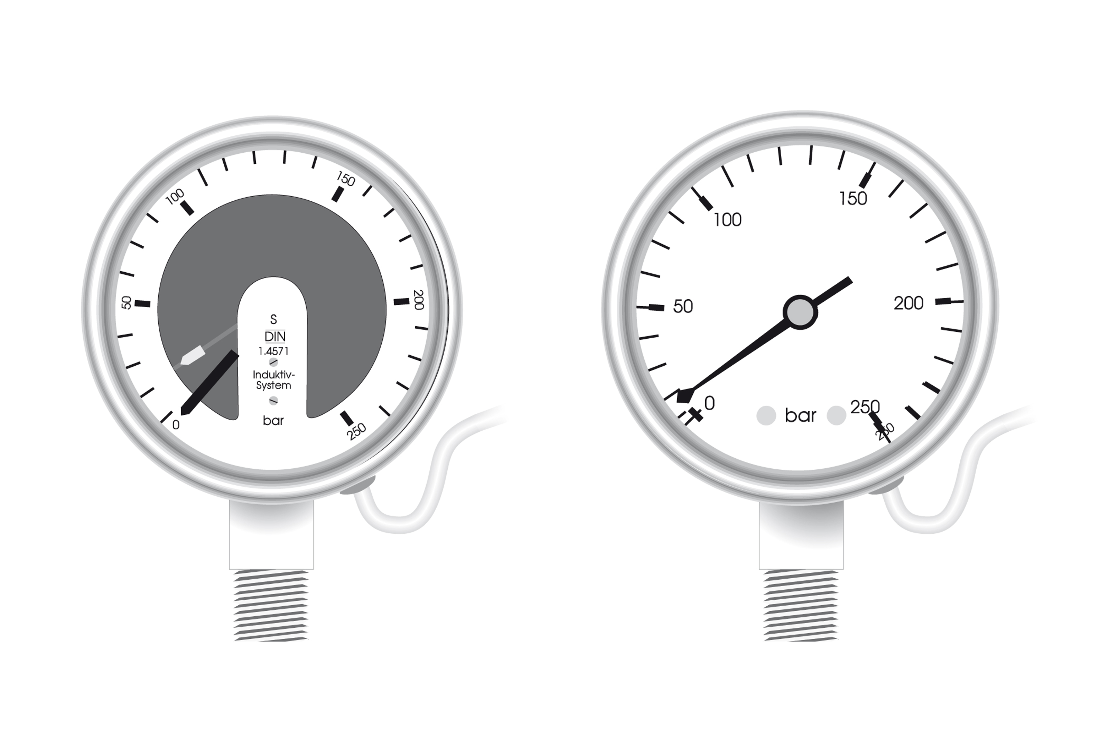 CONTACT GAUGES KI 63, KR 63 - NPT 1/4" page image